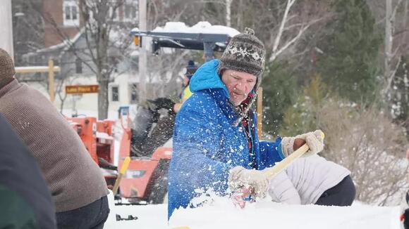 Snow, Ice, And A Splash: 2 Fall In Building Legendary Palace In Upstate ...