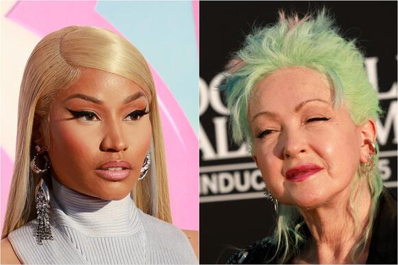 Cyndi Lauper defends working with Nicki Minaj despite rapper’s support ...
