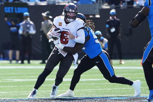Buccaneers rout Panthers 43-13 in Baker Mayfield's return