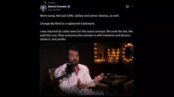 “Change My Mind is a registered trademark”: Steven Crowder says he’s ...