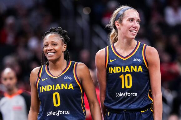 Lexie Hull Fought Back Laughter As Teammate Kelsey Mitchell Made Raunchy “Down Our Throat” Comment - NewsBreak