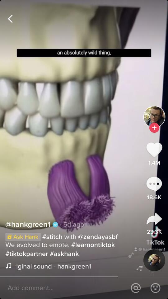 People are freaked out by what our chin muscles look like after dimple