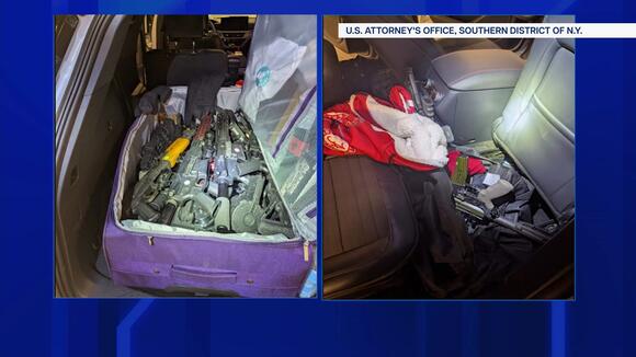 Three men charged after 89 guns seized during New York traffic stop ...