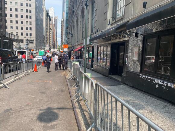 Migrants Cleared From Sidewalk Of Manhattan s Roosevelt Hotel