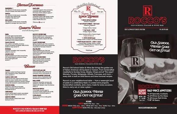 Rocco’s Italian Restaurant open its doors in east Towson - NewsBreak