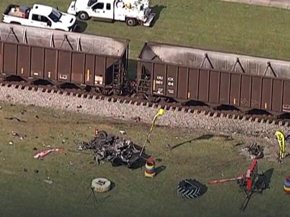 Train and truck collision in Polk County leaves one dead