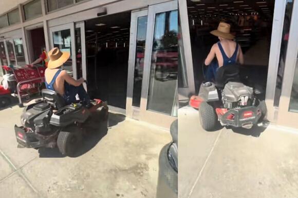 2 Teens Arrested After Driving Zero-Turn Lawn Mower Through Target For ...