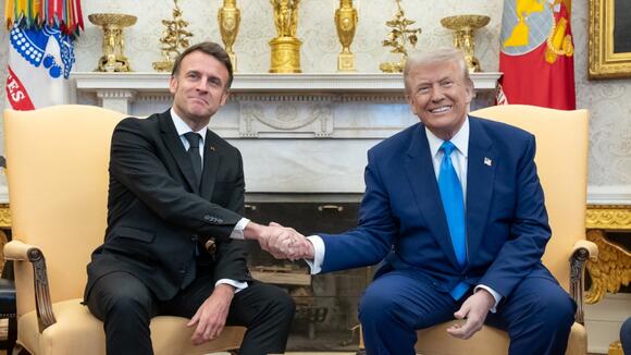 French President Emmanuel Macron accuses Trump, other foreign leaders of exploiting France's unrest for political gain