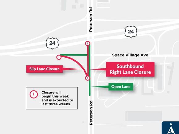 $15 million traffic project begins outside north gate of Peterson Space ...