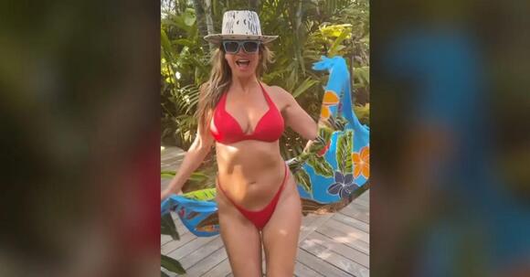 Heidi Klum Has a Nip Slip as She Covers Her Chest With Shells on the Beach  for Provocative Photoshoot - NewsBreak