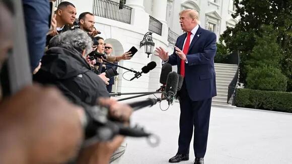Trump snaps 'quiet!' at female reporter in unfiltered moment - NewsBreak