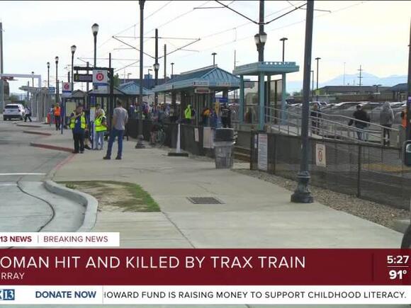 Woman dies after being hit by TRAX train in Murray - NewsBreak