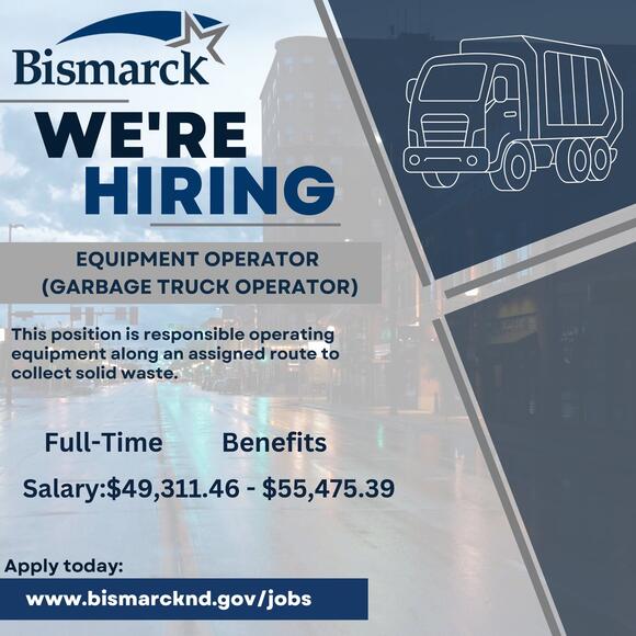 City hiring Equipment Operator for Public Works - NewsBreak