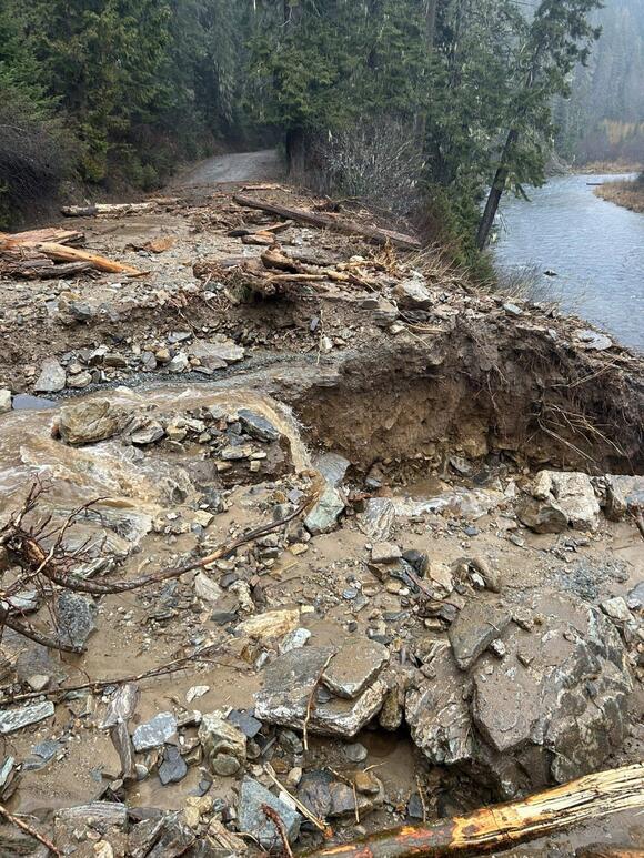 Black Canyon section of Forest Road 250 remains closed following ...