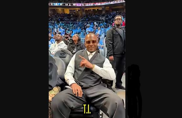 Lil Baby, T.I., Ludacris, Monica courtside at WNBA Finals