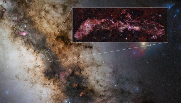 A 650-Light-Year-Long Turbulent Web Of Gas Surrounds The Milky Way’s ...