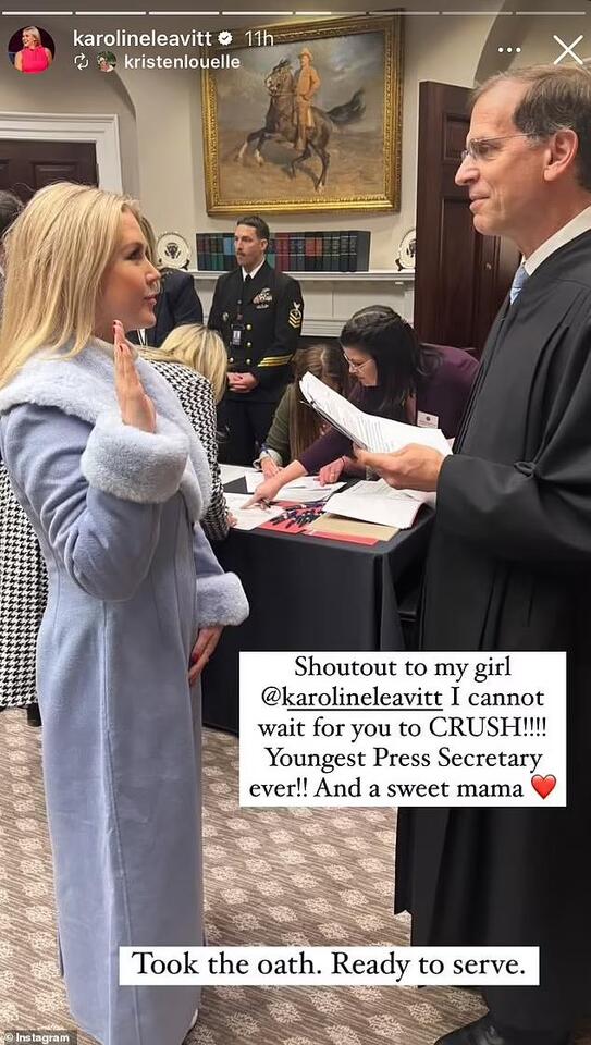 Who is Nicholas Riccio? Trump press secretary Karoline Leavitt's