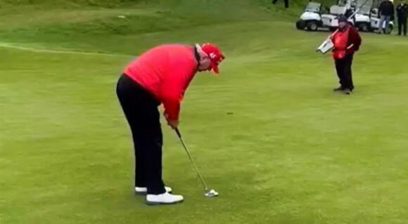Donald Trump Posts Video Of His Walk-Off Putt That Won Him His ...