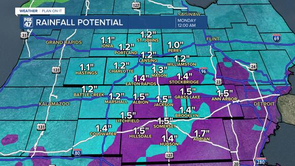 Occasional rain dampens the final weekend of 2024