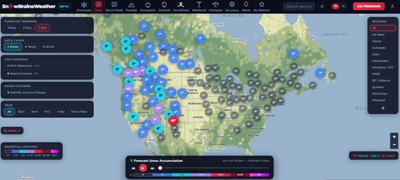 Where’s the Snow? North America’s 7-Day Powder Finder Forecast - NewsBreak