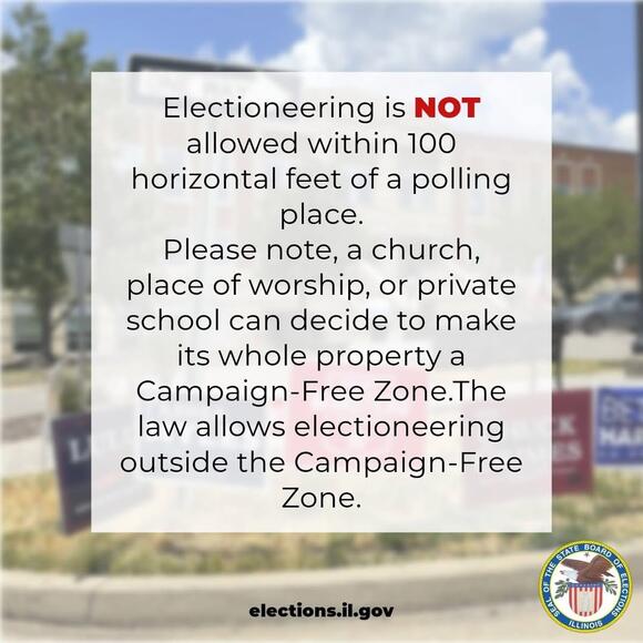Reminder on electioneering rules near polling places - NewsBreak