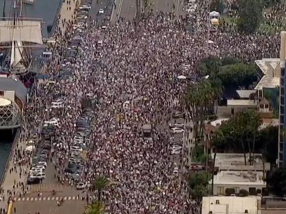 'No Kings' protests held across San Diego County on Saturday, June 14 ...