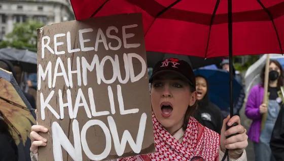 Palestinian Activist Mahmoud Khalil Freed From ICE Custody In Louisiana ...
