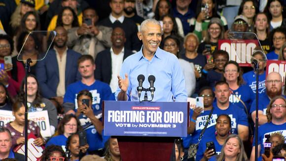 Obama slams Trump, urges Ohioans to support Democrats at Cleveland rally