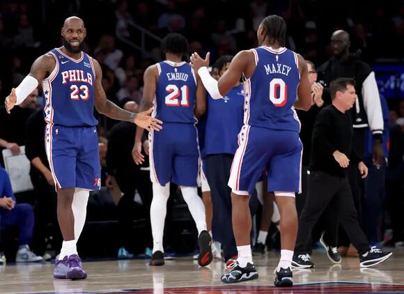 76ers’ Starters Spread the Wealth in the Season Opener