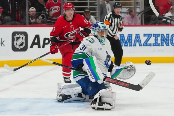 Lineup Notes: Meriläinen Projected To Start, Karlsson Moves Up To The First Line As Canucks Face The Hurricanes