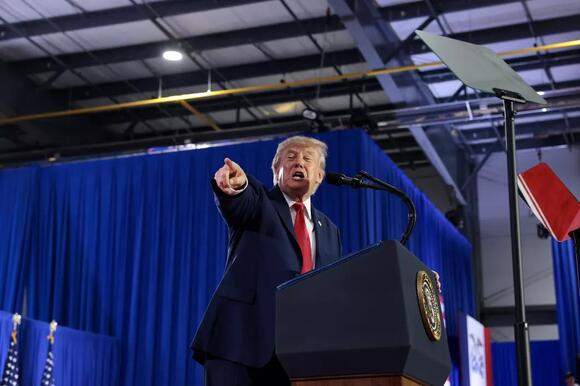 Trump Rallies In Iowa To Support GOP Candidates