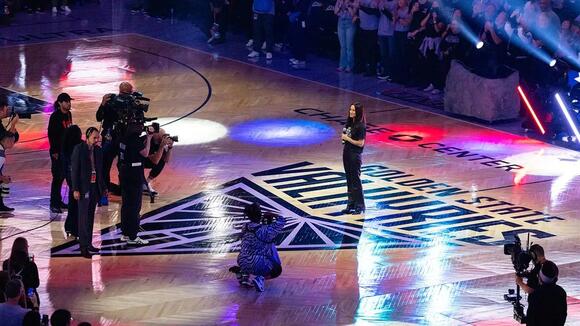 NBA stays silent on WNBA Finals teams skipping the national anthem before Games 1 and 2