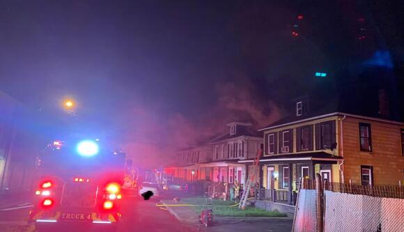 Firefighters Rescue Victim From Second Floor Of Burning Hagerstown ...
