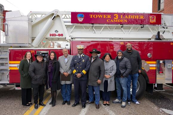 Camden Unveils New Ladder 3 Fire Truck - NewsBreak