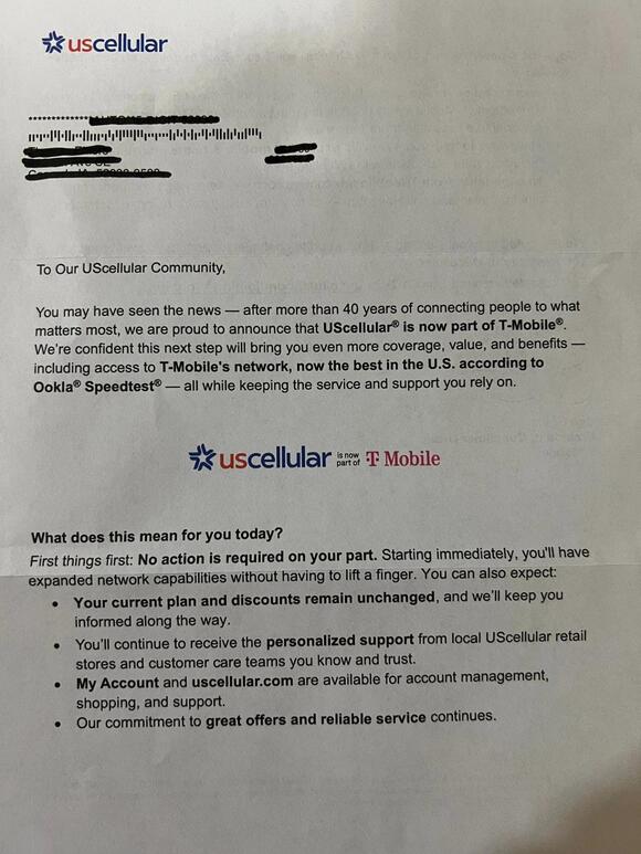 UScellular Now T-Mobile Across IA, IL, and WI - NewsBreak