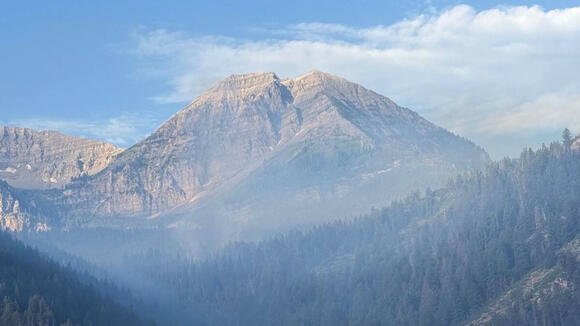 Wildfire sparks overnight near Mount Timpanogos, forces campground ...