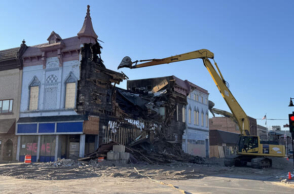 Iconic downtown building reduced to rubble - NewsBreak
