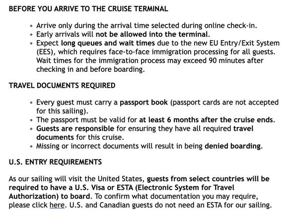 Royal Caribbean warns cruise passengers of long boarding delays under ...