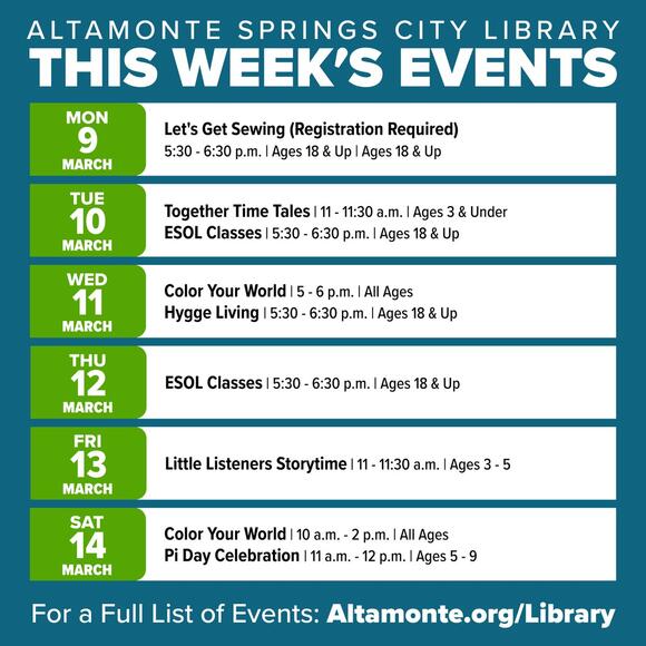 Creative events at City Library this week - NewsBreak