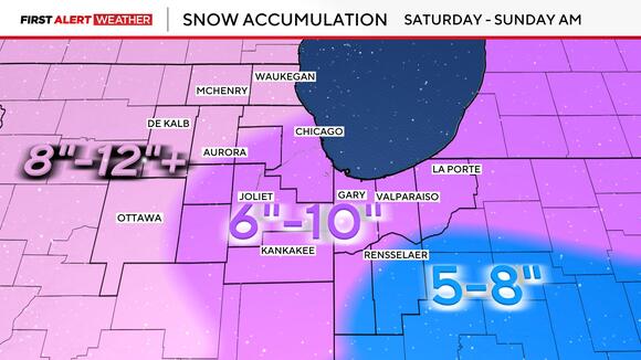 Live radar: Winter storm arrives in Chicago area with up to 12 inches ...