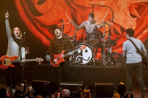 Fall Out Boy fans are just finding out their band name comes from a ...