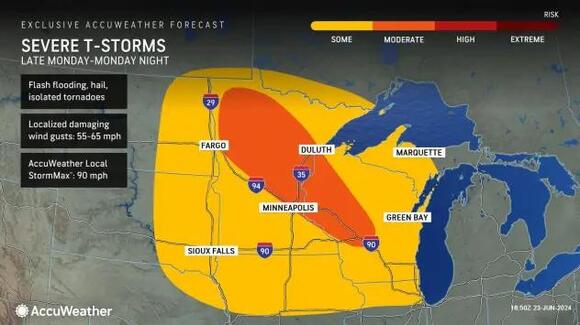 Midwest, Northeast face more rounds of heavy and severe storms