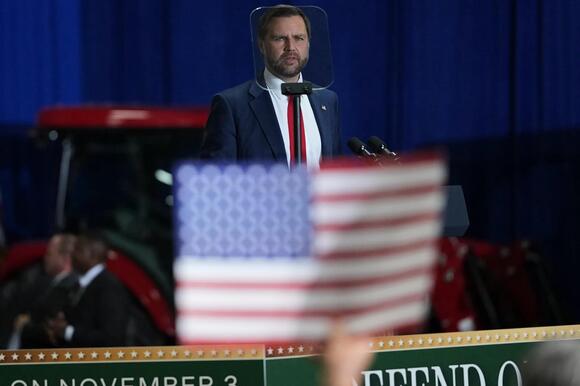 JD Vance Nebraska Rally Interrupted by Medical Incident Behind VP on Stage