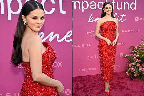 Selena Gomez steals the spotlight at rare red carpet appearance in Los ...