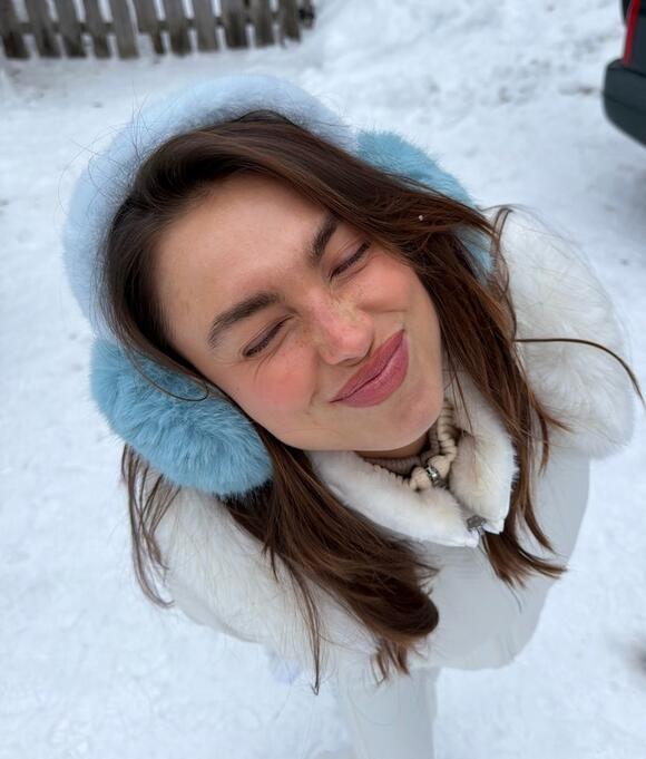 Model Charleen Weiss Stuns in Chic Winter Looks During Snowy Finland ...