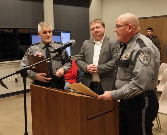 County board honors retiring chief deputy sheriff - NewsBreak