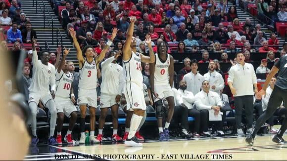 Aztecs begin season with a bang against Long Beach State, win 77-45 ...