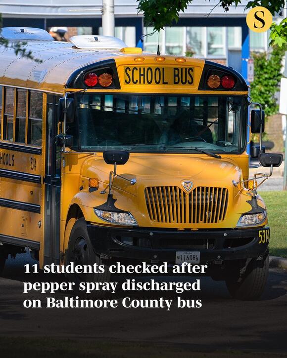 Pepper spray incident on Baltimore County school bus - NewsBreak