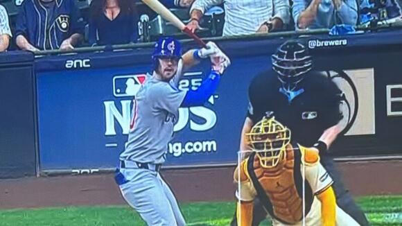 Viral Distraction Behind Home Plate Steals Show During Brewers-Cubs NLDS Game 2 Thriller [PHOTOS + VIDEO] - NewsBreak