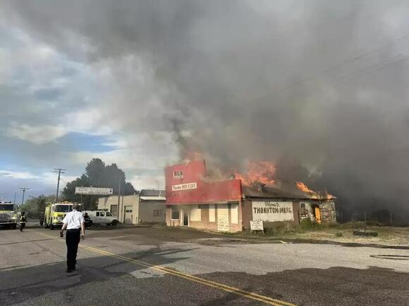 Evacuation order issued for RV park as massive fire burns multiple ...